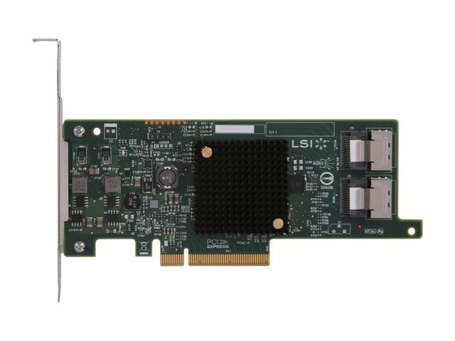 LSI LSI00302 (9207-8i Kit) PCI-Express 3.0 X8 Low Profile SATA / SAS Host Controller Card - Kit Avago Technologies
