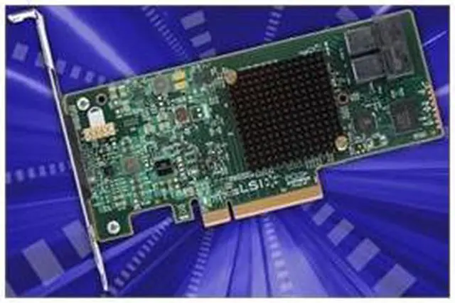 LSI LSI00407 Logic Controller Card MegaRAID 9341-8i Single 8Port SATA/SAS PCI Express 3.0 12Gb/s Low Profile Brown Box
