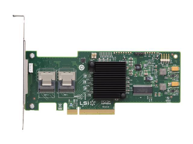 LSI MegaRAID Internal Low-Power SATA/SAS 9240-8i 6Gb/s PCI-Express 2.0 RAID Controller Card Single Avago Technologies