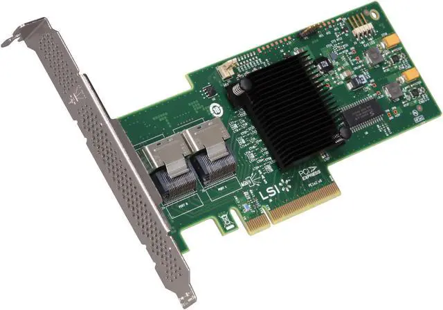 LSI MegaRAID Internal Low-Power SATA/SAS 9240-8i 6Gb/s PCI-Express 2.0 RAID Controller Card Single Avago Technologies