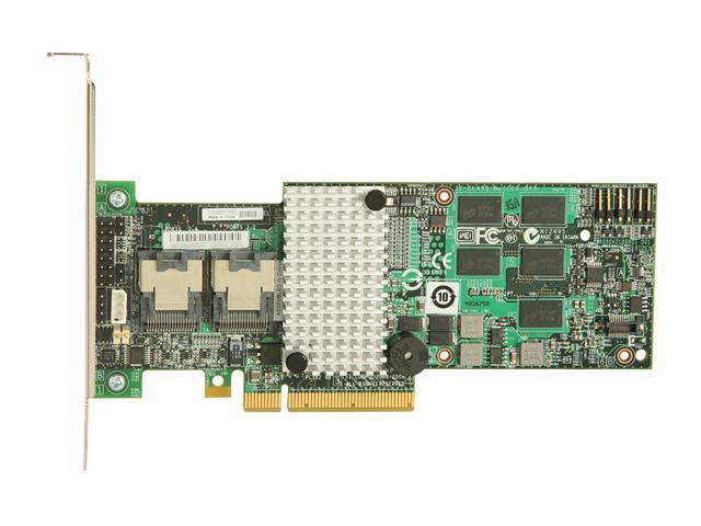 LSI MegaRAID Internal Low-Power SATA/SAS 9260-8i 6Gb/s PCI-Express 2.0 W/ 512MB Onboard Memory RAID Controller Card Single Avago Technologies
