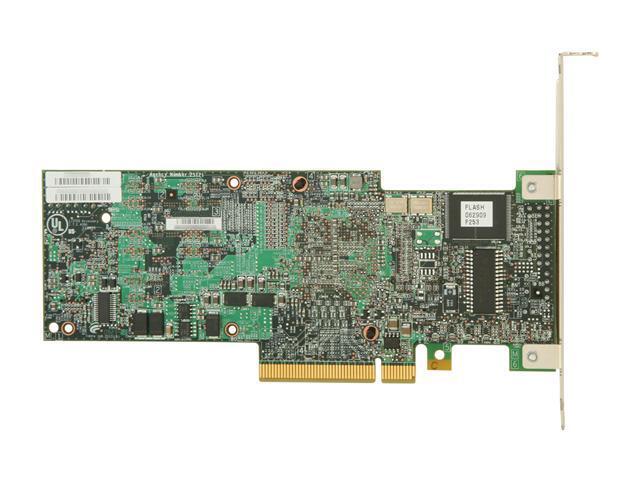 LSI MegaRAID Internal Low-Power SATA/SAS 9260-8i 6Gb/s PCI-Express 2.0 W/ 512MB Onboard Memory RAID Controller Card Single Avago Technologies