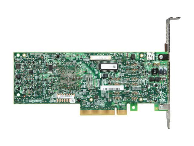 LSI MegaRAID Internal Low-Power SATA/SAS 9261-8i 6Gb/s PCI-Express 2.0 W/ 512MB Onboard Memory RAID Controller Card Single Avago Technologies