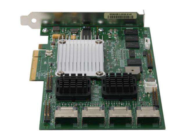 LSI MegaRAID SATA/SAS 84016E 3Gb/s PCI-Express W/ 256MB Onboard Memory RAID Controller Card Single