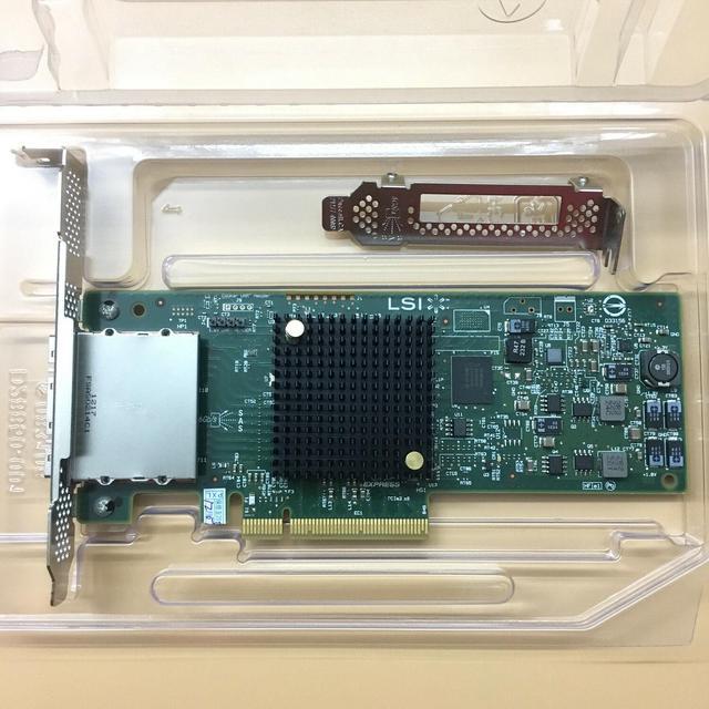 LSI SAS9207-8e 8-Port PCIe IT Mode 9207-8e SAS 6Gb/s External HBA RAID Card