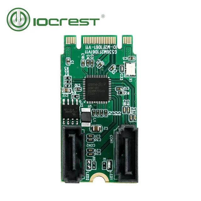 M.2(pcie ) To 2 Port SATA 6G RAID Adapter Internal M.2 SATA RAID Controller Card
