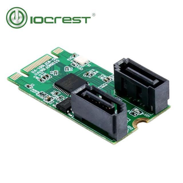 M.2(pcie ) To 2 Port SATA 6G RAID Adapter Internal M.2 SATA RAID Controller Card