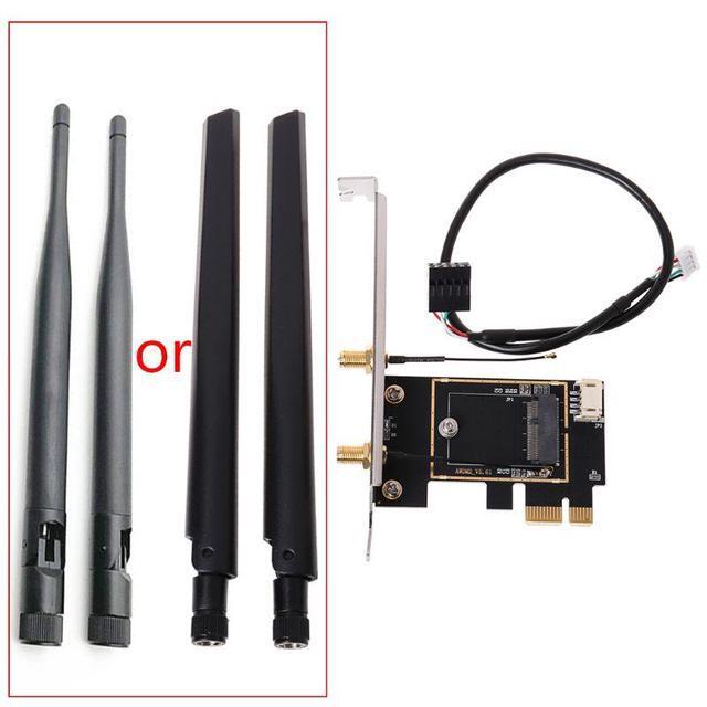 M.2 To PCI-E Converter Desktop Wireless WiFi Bluetooth Network Card Adapter Board