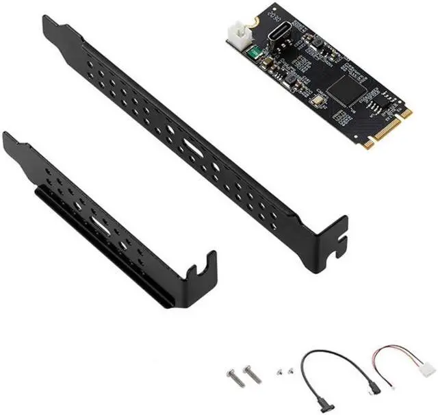 M.2 to Type C Expansion Card M.2 M/B Key to USB3.2 Gen2 10Gbps USB C Riser ASM3142 Chip M2 22x60 Data Transfer Converter(as shown)