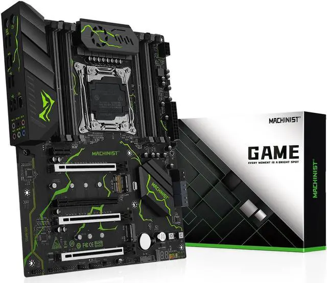 MACHINIST LGA 2011-3 Motherboard Intel X99 (Intel 5th/6th Gen) Server Motherboard (ATX PCIe 3.0 DDR4 NVME/SATA M.2 One-Key Boot/Restart SATA 6Gb/s) for Xeon E5 V3/V4 Core i7 Series MR9S