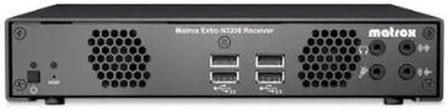 Matrox XTO3-N3208RX Series-Extio 3 N3208 4-Ports Dual Receiver KVM Extender