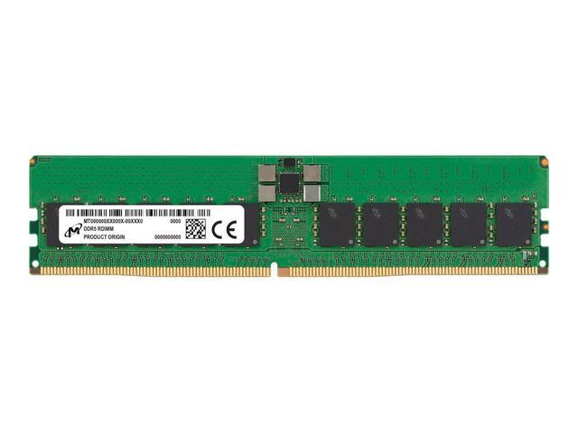Micron 32 GB ( 1 X 32 GB ) DDR5 PC5-44800 5600MHz CL46 Dual-rank Memory 288-pin Server/Workstation Memory Model MTC20F2085S1RC56BR