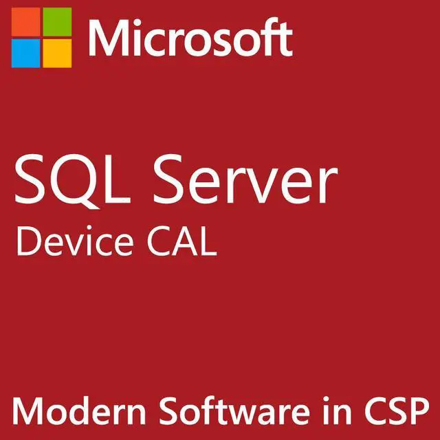 Microsoft SQL Server 2022 1 Device CAL Modern Software in CSP Perpetual Tenant ID Required Nonprofit Business End User