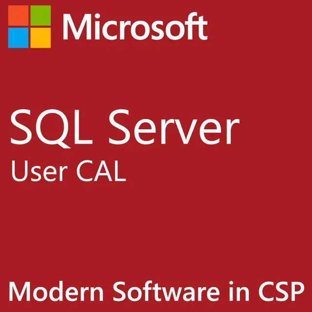 Microsoft SQL Server 2022 1 User CAL Modern Software in CSP Perpetual Tenant ID Required Nonprofit Business End User