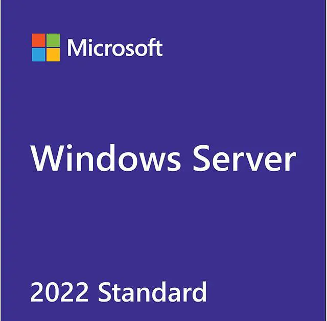 Microsoft Windows Server 2022 Standard 64-bit License (16 Core OEM DVD)