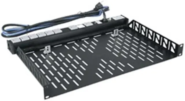 Middle Atlantic Products U1V 10.4 in. Utility Rackshelf 1 RU Vented