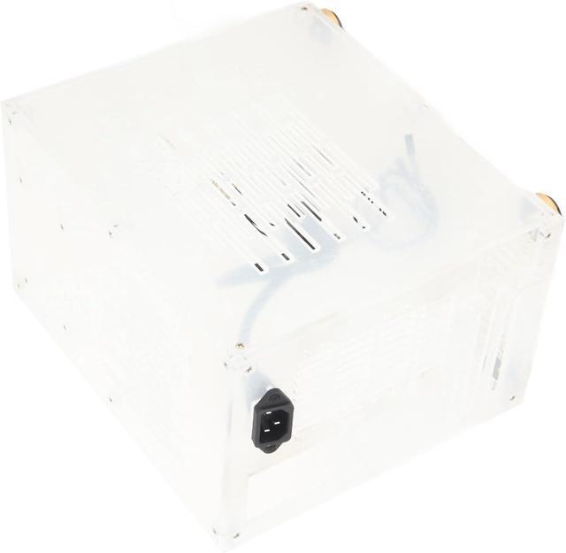 Mini ITX Case Small Form Factor PC Case 360 Degrees Open Hollow Cooling DIY Mini ITX Computer Gaming Case Clear Acrylic For Desktop PC 100240V