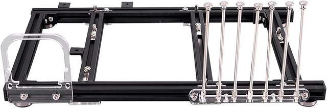 Mini ITX MATX ATX PC Test Bench DIY Open Air Frame Overclock Vertical Case Computer Mount Aluminum Chassis For HTPC Graphics Card/Games/Cooling