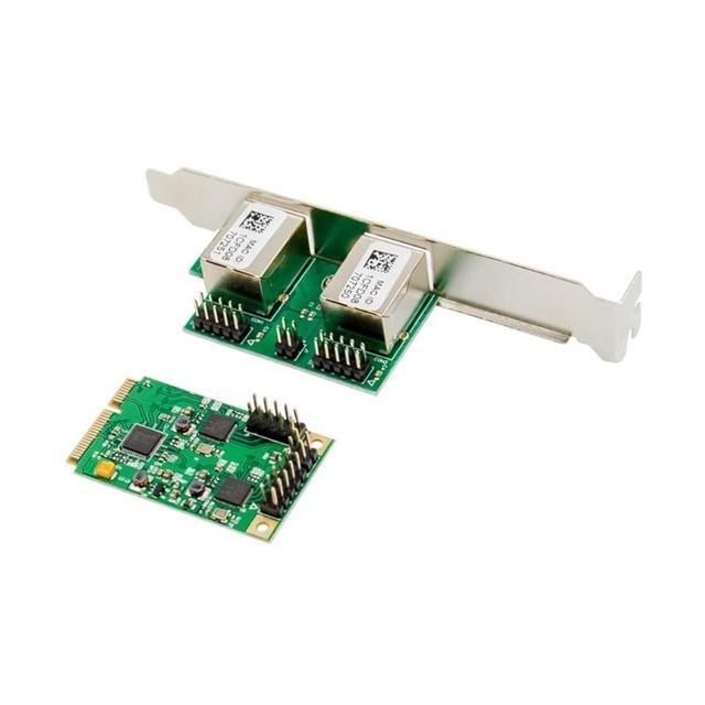 Mini PCIe RTL8111F Gigabit Network Card High-Performance 10/100/1000Mbps RJ45 2 Port BASE-T Ethernet LAN Controller Card