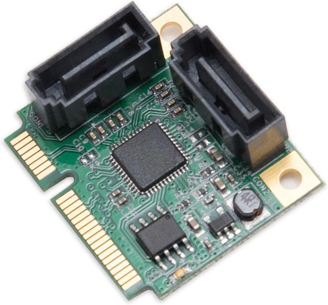 Mini PCIe To SATA III 2 Ports Raid Adapter Card ASMedia 1061R For Ipfs Mining And Adding SATA 3.0 Devices