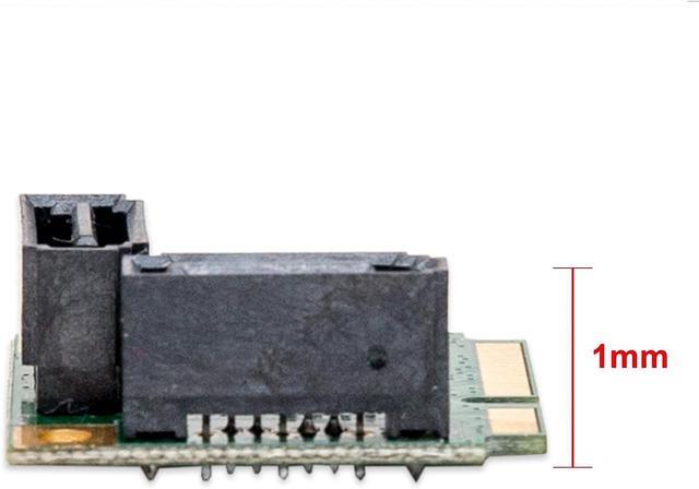 Mini PCIe To SATA III 2 Ports Raid Adapter Card ASMedia 1061R For Ipfs Mining And Adding SATA 3.0 Devices