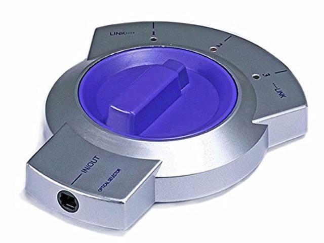 Monoprice 102946 3X1 Optical Audio TosLink Bi-Directional Manual Switch