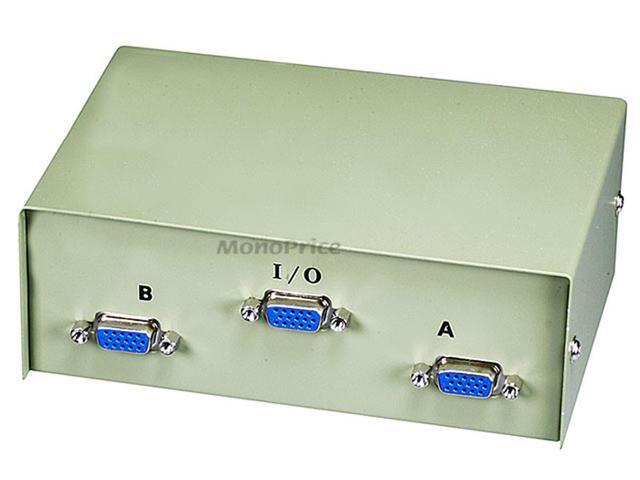 Monoprice 2-Port VGA Monitor Switch Box