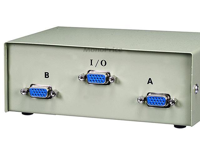 Monoprice 2-Port VGA Monitor Switch Box