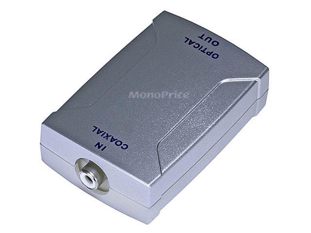 Monoprice Digital Coaxial (RCA) To S/PDIF (Toslink) Digital Optical Audio Converter