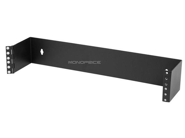 Monoprice Wall Mount Bracket 3.5"(H) X 19"(W) X 4"(D) 2U
