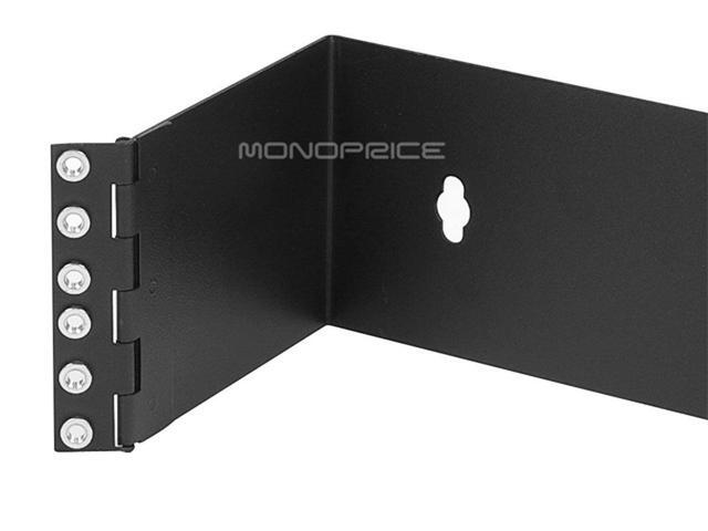 Monoprice Wall Mount Bracket 3.5"(H) X 19"(W) X 4"(D) 2U