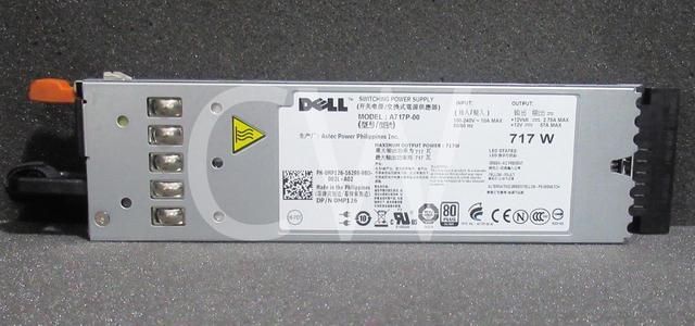 MP126 0MP126 RN442 0RN442 Dell PowerEdge R610 717W Power Supply
