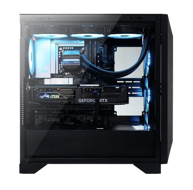 MSI Aegis AI Gaming Desktop PC (AMD Ryzen 7 9700X GeForce RTX 5070 12GB GDDR7 32GB DDR5 2TB PCIe SSD + 2TB HDD RGB Fans 360mm AIO 750W PSU WiFi 7 Bluetooth 5.4 RJ-45 Win 11 Home)