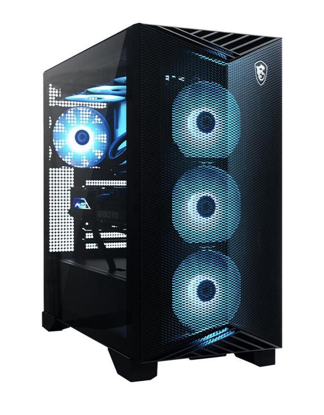 MSI Aegis AI Gaming Desktop PC (AMD Ryzen 7 9700X GeForce RTX 5070 12GB GDDR7 32GB DDR5 2TB SSD RGB Fans 360mm AIO 750W PSU WiFi 7 Bluetooth 5.4 RJ-45 3 Display Port HDMI Win 11 Home)