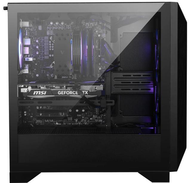 MSI Aegis R2 Gaming Desktop Intel I5-14400F NVIDIA RTX 5060 - 16GB DDR5 1TB SSD Win 11 Black