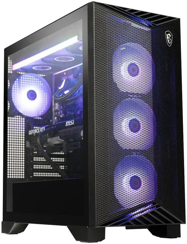 MSI Aegis ZS2 (Tower) Gaming Desktop AMD R7-9800X3D GeForce RTX 5080 DDR5 6000 64GB Memory (32GB X 2) 2TB NVMe SSD Liquid CPU Cooling USB Type-C VR-Ready Windows 11 Home