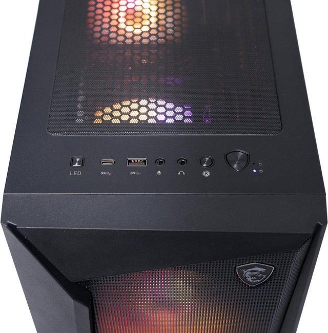 MSI - Codex R2 Gaming Desktop - Intel Core I5- 12400F - 16GB Memory - NVIDIA GeForce RTX 3050 6G - 500GB SSD - Black