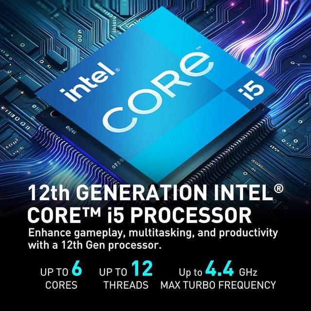 MSI Codex R2 Gaming Desktop: Intel Core I5-14400F Geforce RTX 4060 16GB DDR5 1TB M.2 NVMe SSD 80+ Gold PSU WiFi Keyboard & Mouse DIY Friendly Windows 11 Home: A14NUC5-232US