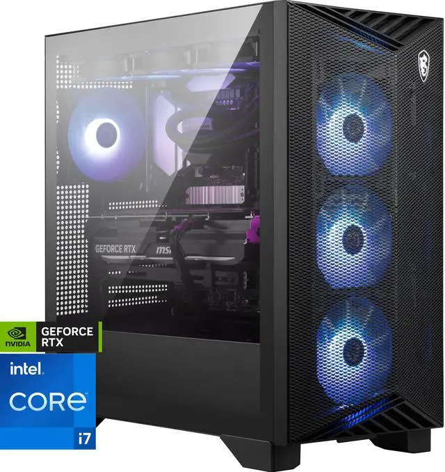 MSI Gaming Desktop Aegis RS2 C14NUE7-818US Intel Core i7-14700KF 32GB DDR5 2TB PCIe SSD GeForce RTX 4070 SUPER Windows 11 Home 64-bit