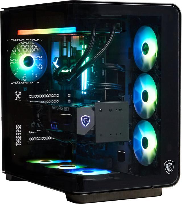 MSI Vision Elite(Tower) Gaming Desktop Intel Ultra9 285K RTX 5090 DDR5 6000 RGB 64GB Memory (32GB X 2) Gen 4 2TB M.2 NVMe 1300W USB Type-C VR-Ready Windows 11 Pro Highend