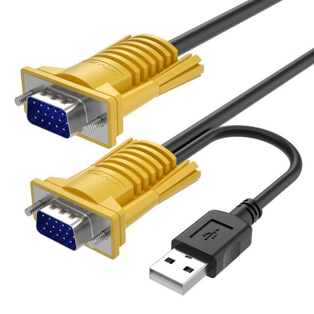 MT-VIKI 2-in-1 USB VGA KVM Cable 3m (10ft) For USB KVM Switch VGA