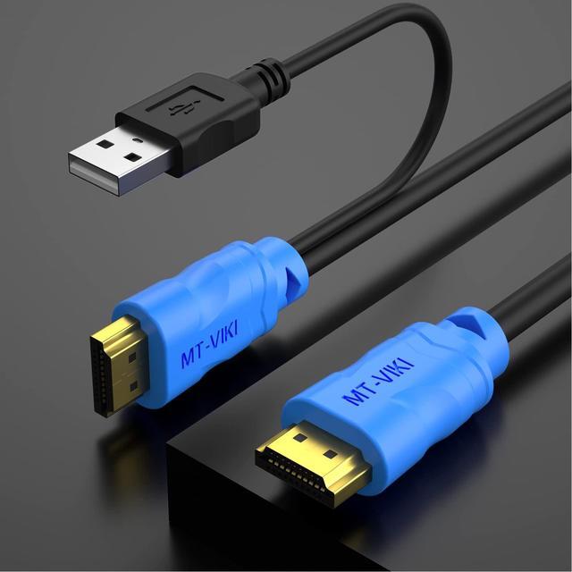 MT-VIKI 2in 1 USB HDMI KVM Cable 3m/10ft For USB KVM Cable HDMI