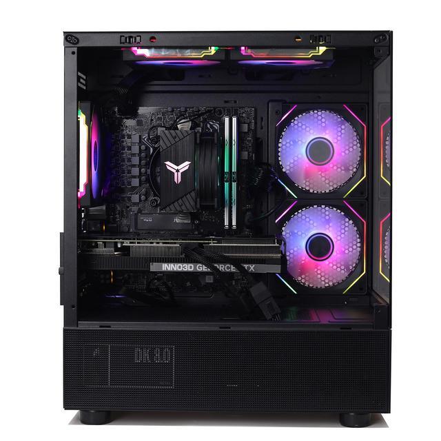 MXZ Gaming Desktop PC Intel Core I7 14700KF GeForce RTX 4070 Super B760 16GB*2 DDR5 1TB NVME 5 RGB Fans Windows 11 Pro Ready To(I7 14700KF RTX 4070 Super)