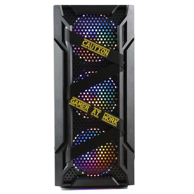 MXZ Gaming PC Computer Intel Core I5 9400F GeForce RTX 2060 8G DDR4 NVME M2 500GB 5 RGB Fans Windows 11 Pro Ready To Use Gamer Desktop Computer (I5 9400F RTX 2060)