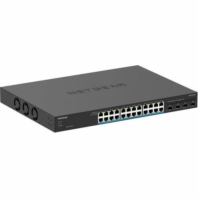 NETGEAR 24-Port Multi-Gigabit (2.5G) Ethernet Ultra60 PoE++ Smart Switch With 4 SFP+ Ports MS324TXUP
