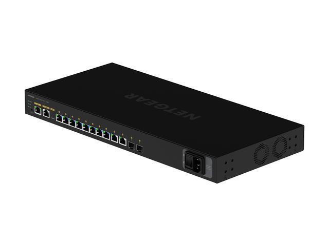 NETGEAR 8x1G PoE+ 125W 2x1G And 2xSFP Managed Switch AV Line M4250-10G2F-PoE+ GSM4212P
