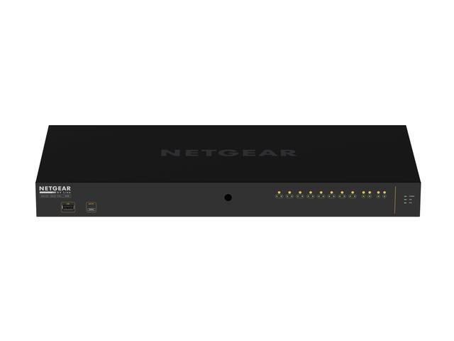 NETGEAR 8x1G PoE+ 125W 2x1G And 2xSFP Managed Switch AV Line M4250-10G2F-PoE+ GSM4212P