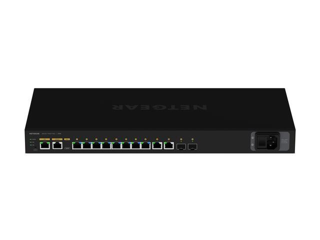 NETGEAR 8x1G PoE+ 125W 2x1G And 2xSFP Managed Switch AV Line M4250-10G2F-PoE+ GSM4212P