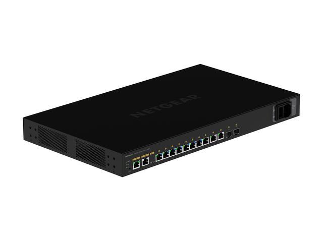 NETGEAR 8x1G PoE+ 240W 2x1G And 2xSFP+ Managed Switch AV Line M4250-10G2XF-PoE+ GSM4212UX-100NAS