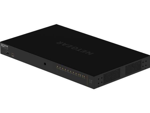 NETGEAR 8x1G PoE+ 240W 2x1G And 2xSFP+ Managed Switch AV Line M4250-10G2XF-PoE+ GSM4212UX-100NAS
